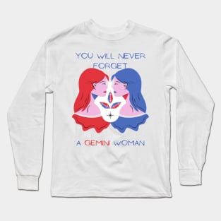 Gemini Woman Long Sleeve T-Shirt